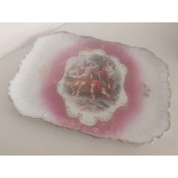 Royal Bavarian China P.M.B Germany Square Tray 11" x 8" - Picture 12 of 12
